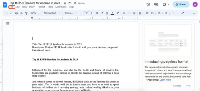 Editor de Textos Colaborativo similar a Google Docs